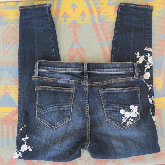 Driftwood Sundance Embroidered Floral Skinny Jeans - Picture 3 of 5